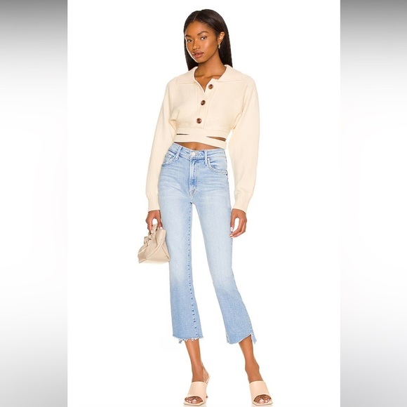MOTHER Denim - MOTHER The Insider Crop Step Fray Size 29 NWT